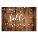 Pesquisar por número 7 cartoes de mesa Tipografia