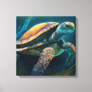 Pesquisar por tartaruga impressão de canvas Tropical