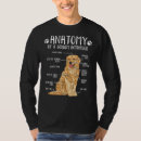 Pesquisar por anatomia do cão camisetas Recuperador de ouros