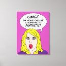 Pesquisar por história em quadrinhos impressão de canvas Retro