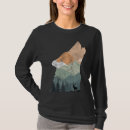 Pesquisar por silhueta lobo camisetas Floresta