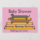 Pesquisar por dachshund convites Chá de fraldas