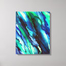 Pesquisar por paisagem abstrato impressão de canvas Turquesa