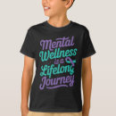 Pesquisar por saúde e bem estar camisetas Consciência de depressão