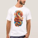 Pesquisar por dragão vermelho chinês camisetas Fantasia