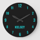 Pesquisar por turquesa e branco relogios de parede Minimalista