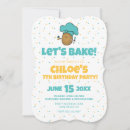Pesquisar por baking party convites For kids