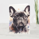 Pesquisar por do buldogue francês cartoes Aquarela