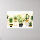 Pesquisar por plantas impressão de canvas Verde