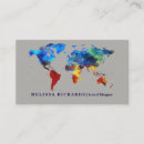 Pesquisar por viagem do mundo cartao de visita Moderno