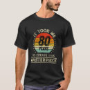 Pesquisar por oitenta camisetas Aniversário de 80 anos