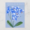 Pesquisar por orquídea azul cartoes postais Aquarela