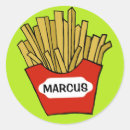 Pesquisar por batatas fritas adesivos Comida