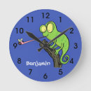 Pesquisar por arte do camaleão relogios de parede Engraçado