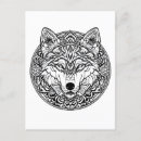 Pesquisar por preto lobo cartoes postais Preto e branco