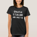 Pesquisar por croácia camisetas Engraçado