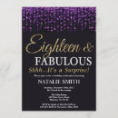 Pesquisar por roxo brilhante convites 18 anos