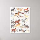 Pesquisar por raça cão impressão de canvas Fofo