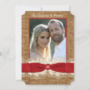 Pesquisar por marrom e vermelho 13 18 casamento convites Foto