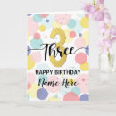 Pesquisar por de 3 anos aniversario cartoes For her