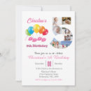 Pesquisar por número 5 convites Balões