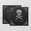 Pesquisar por crânio e crossbones convites Assustador
