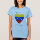 Pesquisar por bandeira de venezuela camisetas Coração