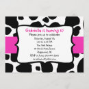 Pesquisar por vaca do impressão convites Girl