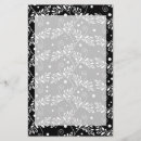 Pesquisar por floral papel de carta Preto e branco