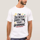 Pesquisar por professor inglês engraçado camisetas Professor de gramática
