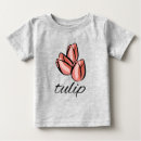 Pesquisar por flor tulipa bebê camisetas For kids