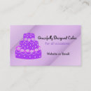 Pesquisar por bolos roxos cartao de visita Negócio