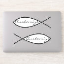 Pesquisar por peixes cristãos adesivos Peixe cristão