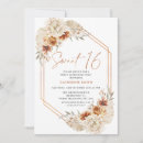 Pesquisar por boho sweet 16 convites Moderno
