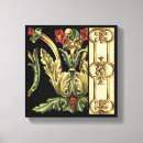 Pesquisar por quadro negro impressão de canvas Floral