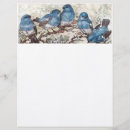 Pesquisar por pássaros papel timbrado Azul