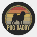 Pesquisar por pug engraçado adesivos Amante