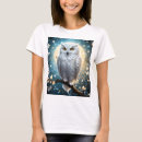 Pesquisar por coruja branca camisetas For her