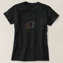 Pesquisar por desenhos das flores camisetas Desenho de linha