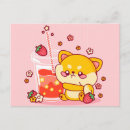 Pesquisar por desenho do cão cartoes postais Shiba inu