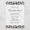 Pesquisar por chá de fraldas do leopardo convites Elegante