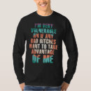 Pesquisar por vulnerável camisetas Eu
