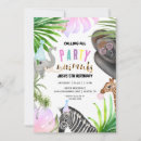Pesquisar por selva colorida convites For kids