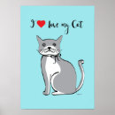 Pesquisar por eu amo animais pósteres pôsteres Gato