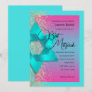 Pesquisar por turquoise bat mitzvah convites Turquesa