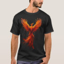 Pesquisar por arte de renascimento camisetas Ave de fogo