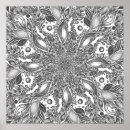 Pesquisar por mandala preto e branco pósteres pôsteres For her