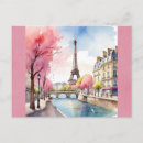 Pesquisar por torre eiffel cartoes postais Ilustração