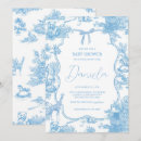 Pesquisar por urso azul convites Toile de jouy