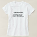 Pesquisar por professor de inglês engraçado camisetas For her